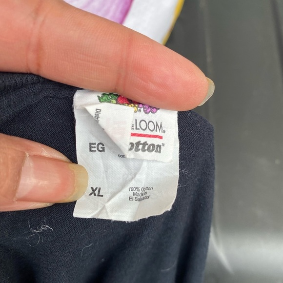 Black T-Shirt with Green Boxing Gloves Graphic - Picture 5 of 5